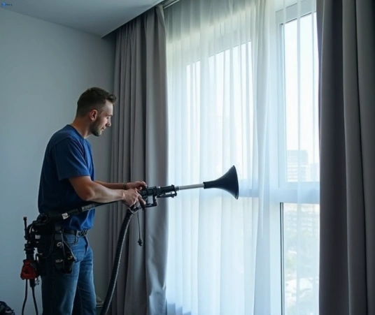 Professional curtain stain removal process equipment Matty Curtain Cleaning turrella-nsw