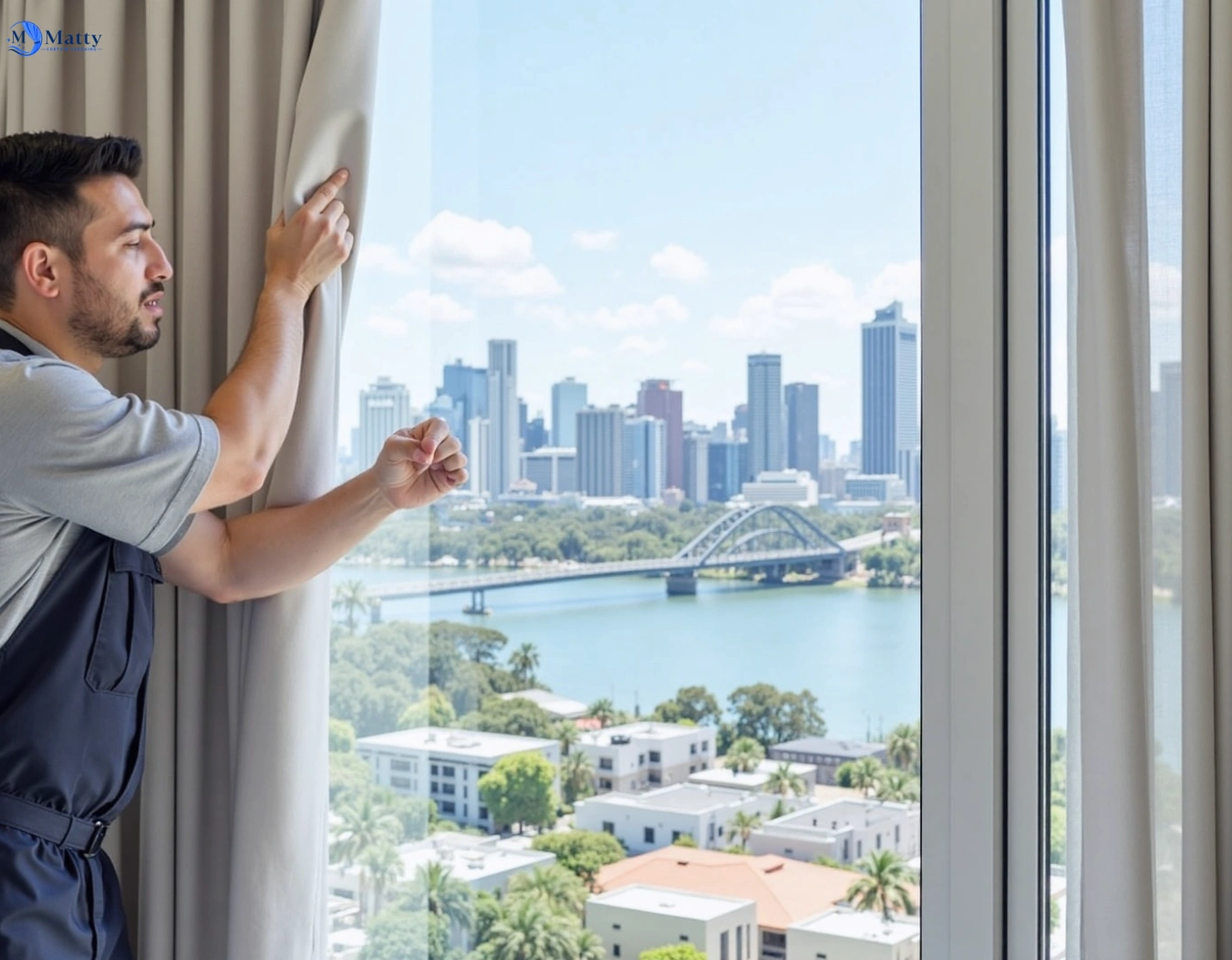Professional curtain steam cleaning service turrella-nsw QLD by Matty Curtain Cleaning